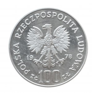 Polska, PRL 1944-1989, 100 złotych 1978 Łoś