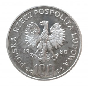 Polska, PRL 1944-1989, 100 złotych 1980 Igrzyska XXII Olimpiady w Moskwieie