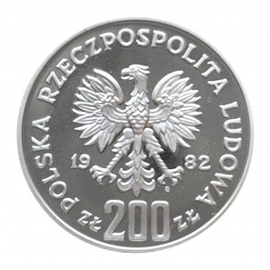 Polska, PRL 1944-1989, 200 złotych 1982 Bolesław III Krzywousty