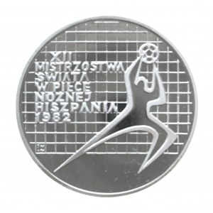 Polska, PRL 1944-1989, 200 złotych 1982 Mistrzostwa Świata w Piłce Nożnej - Hiszpania '82