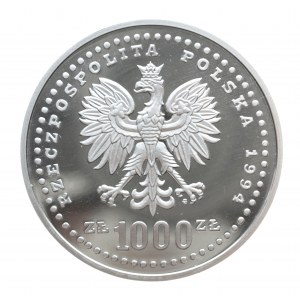 Polska, Rzeczpospolita od 1989 r., 1000 złotych 1994 FIFA
