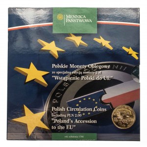 Polska, Rzeczpospolita Polska od 1989 r., oficjalny zestaw Mennicy Państwowej: Polskie monety obiegowe. Wstąpienie Polski do UE