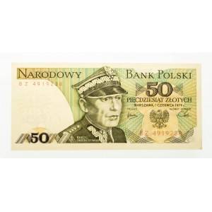 Polska, PRL 1944 - 1989, 50 ZŁOTYCH 1.06.1979, seria BZ.