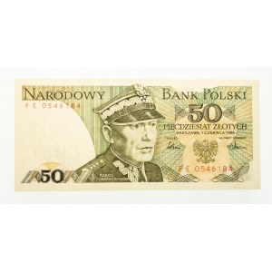 Polska, PRL 1944 - 1989, 50 ZŁOTYCH 1.06.1986, seria FE.