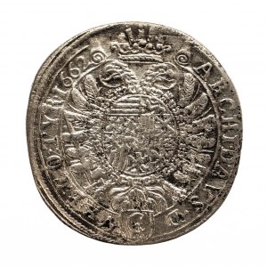 Austria, Leopold I 1657-1705, 15 krajcarów 1662, Wiedeń.