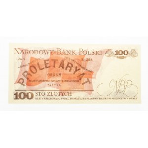 Polska, PRL 1944 - 1989, 100 ZŁOTYCH 1.06.1986, seria MF.
