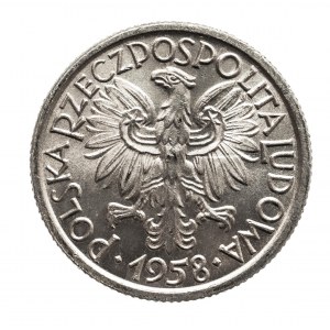 Polska, PRL 1944-1989, 2 złote 1958 jagody, Warszawa