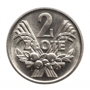 Polska, PRL 1944-1989, 2 złote 1960 Kłosy, Warszawa