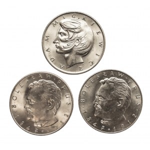 Polska, PRL 1944-1989, zestaw monet 10-cio złotowych - 3 sztuki (1)