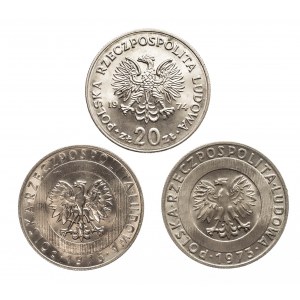 Polska, PRL 1944-1989, zestaw monet 20-sto złotowych - 3 sztuki (3)