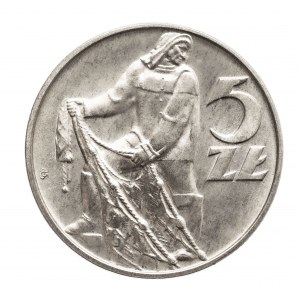 Polska, PRL 1944-1989, 5 złotych 1971 Rybak, Warszawa