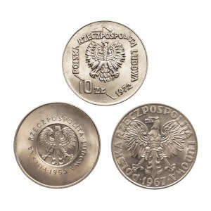 Polska, PRL 1944-1989, zestaw monet 10-cio złotowych (2)