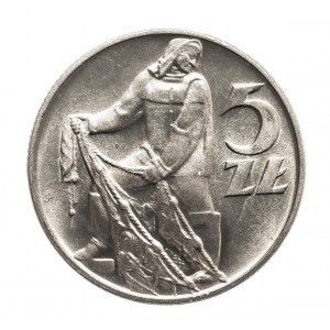 Polska, PRL 1944-1989, 5 złotych 1960 Rybak, Warszawa