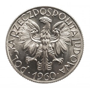 Polska, PRL 1944-1989, 5 złotych 1960 Rybak, Warszawa