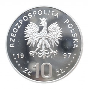 Polska, Rzeczpospolita od 1989 r., 10 złotych 1997, Stefan Batory - półpostać, Warszawa