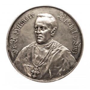 Austria, medal Dr R. Hittmair biskup Linzu, 1909 - 1915, srebro