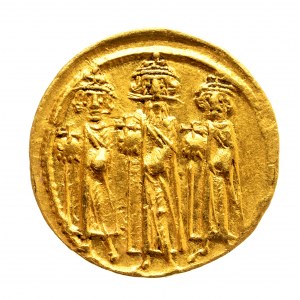 Bizancjum, Heraclius, Heraclius Constantinus i Heraclonas 638-641, solidus, Konstantynopol