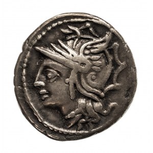 Republika Rzymska, Lucjusz Apulejusz Saturninus, denar 104 n.e., Rzym