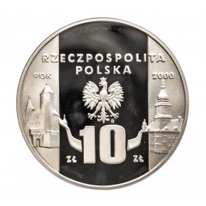 Polska, Rzeczpospolita od 1989 r., 10 złotych 2000, Muzeum polskie w Rapperswilu: 130. rocznica powstania