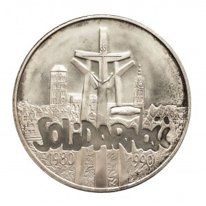 Polska, Rzeczpospolita Polska od 1989 r. , 100000 złotych 1990, Solidarność typ A.