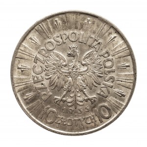 Polska, II Rzeczpospolita 1918-1939, 10 złotych 1935 Piłsudski, Warszawa