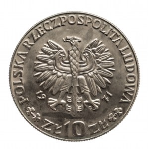 Polska, PRL 1944-1989, 10 złotych 1971 FAO - chleb dla świata, próba