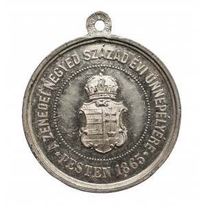 Węgry, Franciszek Józef I (1848–1916), medal PESTEN 1865