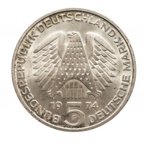 Niemcy, Republika Federalna, 5 marek 1974 F, 25 rocznica Konstytucji Republiki Federalnej Niemiec