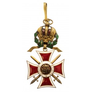 Austria, Austriacko-Cesarski Order Leopolda - Krzyż Rycerski z Odznaką Wojenną, ze złotymi mieczami, 1916-1918