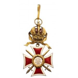 Austria, Austriacko-Cesarski Order Leopolda - Krzyż Rycerski z Odznaką Wojenną, ze złotymi mieczami, 1916-1918