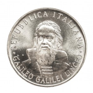 Włochy, 500 lirów 1982, 340 rocznica śmierci - Galileusz