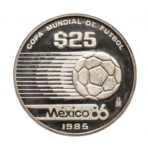 Meksyk 25 peso 1986, Mundial 1986