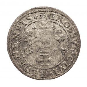 Polska, Stefan Batory 1576-1586, Gdańsk w oblężeniu (1577), grosz 1577, Gdańsk