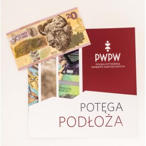 Polska, Rzeczpospolita od 1989 r., PWPW, banknot testowy - POLSKIE ŻUBRY 20. Seria FO.