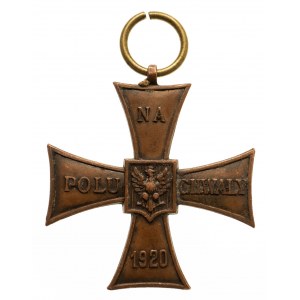 Polska, Krzyż Walecznych 1920 - mały Knedler - z numerem