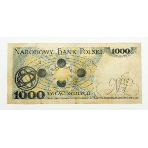 Polska, PRL 1944 - 1989, 1000 ZŁOTYCH 2.07.1975, seria M.