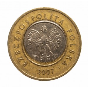 Polska, Rzeczpospolita od 1989, 2 złote (destrukt menniczy) 2007, Warszawa