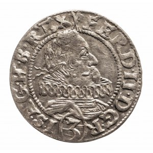 Śląsk, Ferdynand II 1619–1637, 3 krajcary 1628 HR, Wrocław