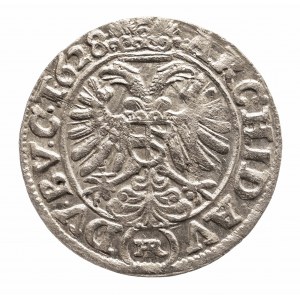 Śląsk, Ferdynand II 1619–1637, 3 krajcary 1628 HR, Wrocław