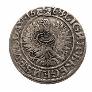Śląsk, księstwo legnicko-brzesko-wołowskie - Krystian Wołowski 1639–1673, 3 krajcary 1668 CB, Brzeg