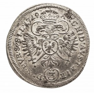 Śląsk, Karol VI 1711–1740, 3 krajcary 1719, Wrocław