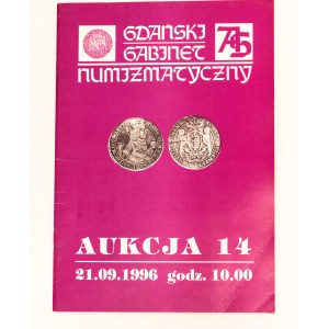 Gdański Gabinet Numizmatyczny, Katalog Aukcji Nr 14 z 1996 roku