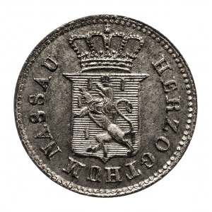Niemcy, Nassau, Wilhelm 1816-1839, 1 krajcar 1833, Wiesbaden
