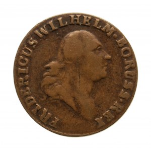 Prusy Południowe, Fryderyk Wilhelm II 1786-1797, grosz 1797 B, Wrocław.