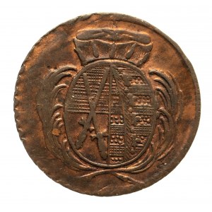 Niemcy, Saksonia, Fryderyk August III 1763-1806, I fenig 1772 C, Drezno