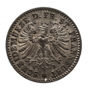 Niemcy, Frankfurt, Wolne Miasto, 1 krajcar 1862, Frankfurt
