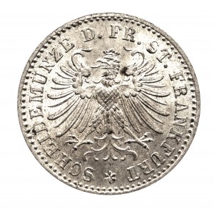 Niemcy, Frankfurt, Wolne Miasto, 1 krajcar 1864, Frankfurt