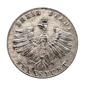 Niemcy, Frankfurt, Wolne Miasto, 1 krajcar 1856, Frankfurt