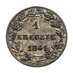 Niemcy, Frankfurt, Wolne Miasto, 1 krajcar 1841, Frankfurt