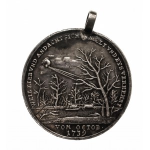 Śląsk, Fryderyk II, Medal z wojny pruskiej na ciężką zimę na Śląsku 1739/1740